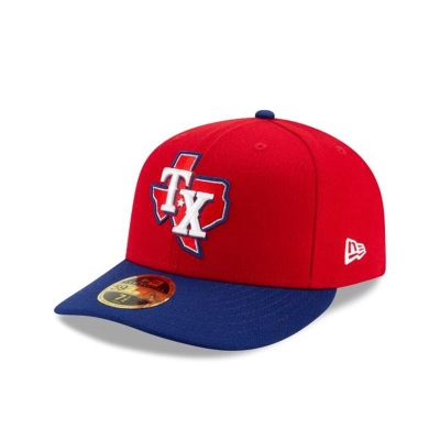 Red Texas Rangers Hat - New Era MLB Authentic Collection Alt 3 59FIFTY Fitted Caps USA9502138